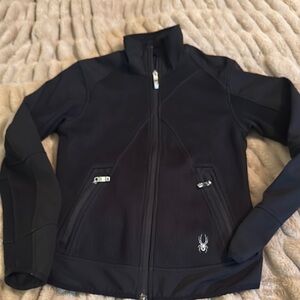 Spyder Women's Black Core  Sweater Zip Up